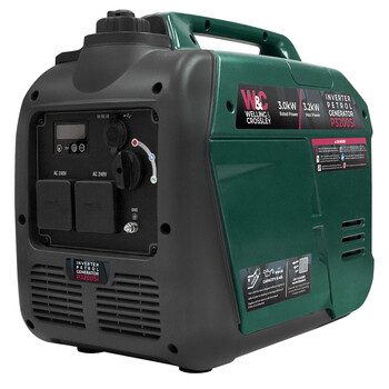 Welling andamp Crossley Portable Smart Petrol Generator WCP3200Si